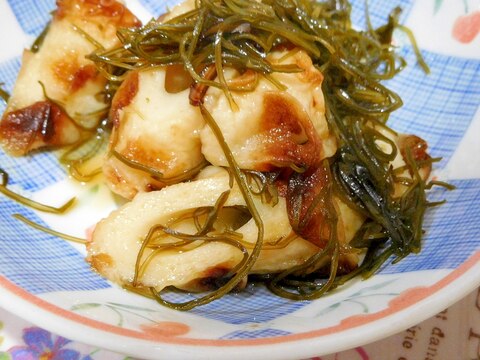 竹輪と切昆布の煮物